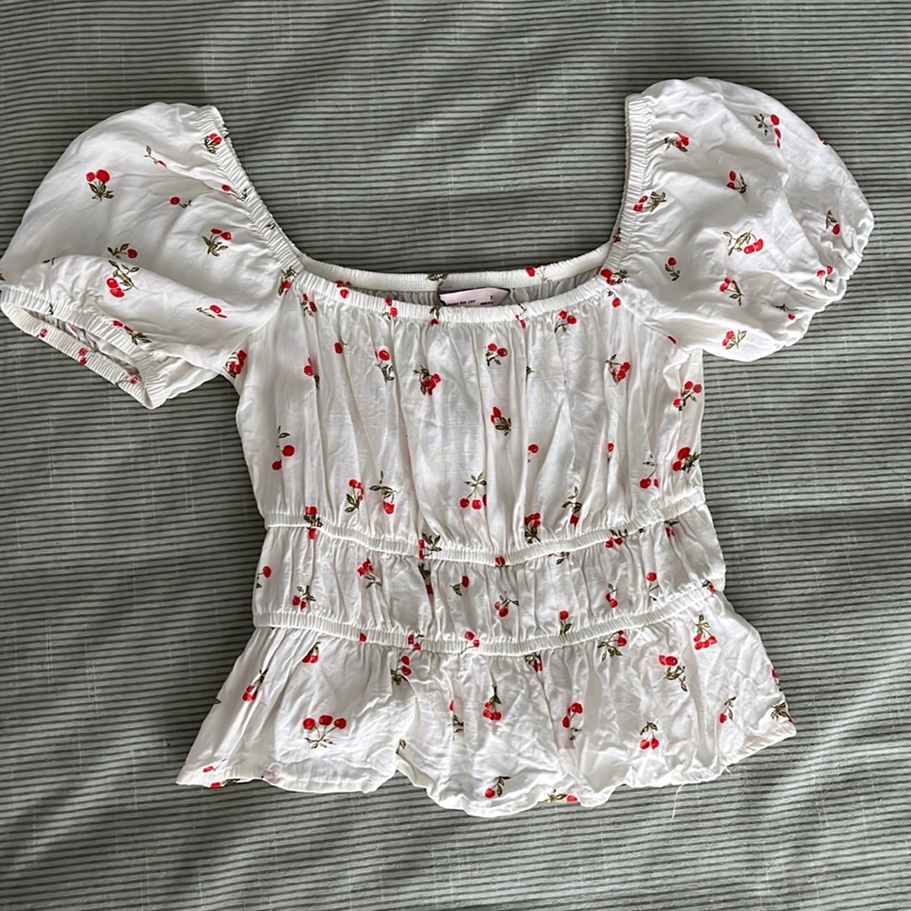 Cherry Crop Top